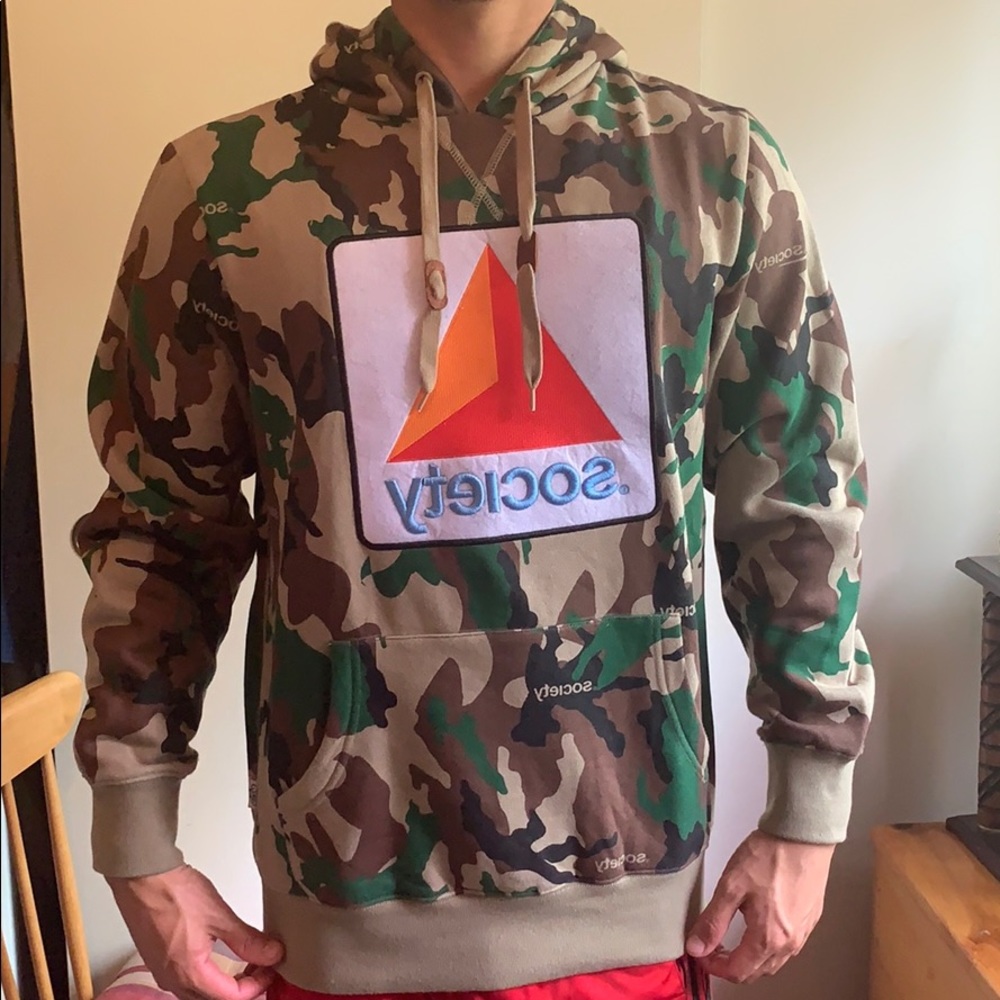 Camo Sweater, “Society”